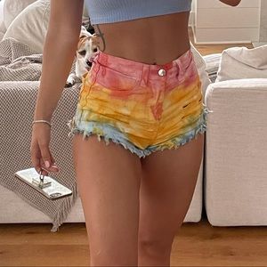 Ombré shorts